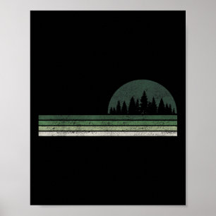 Affiche Arbres naturels forestiers Protection De l'environ