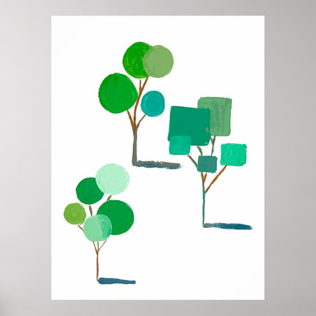 Affiche Arbres nets (Devant)
