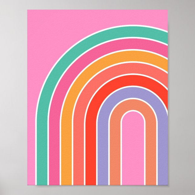 Affiche Arc-arc rose (Devant)