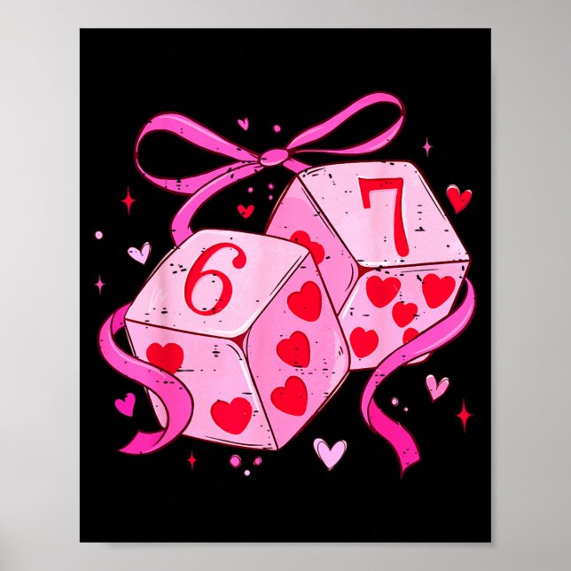 Affiche Arc Coquette Six Sept Dés 67 Mème Saint-Valentin 6 (Devant)