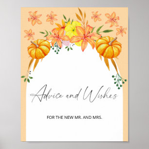 Affiche Arc d'automne - conseils et voeux pour l'affiche d
