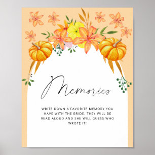 Affiche Arc d'automne - souvenirs avec la mariée