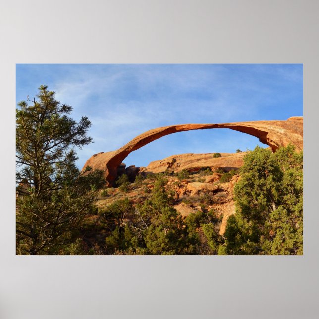 Affiche Arc de paysage au parc national des Arches (Devant)