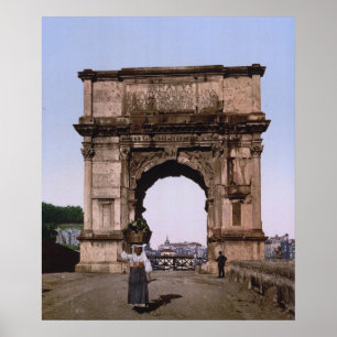 Affiche Arc de Titus, Rome (vers 1900)