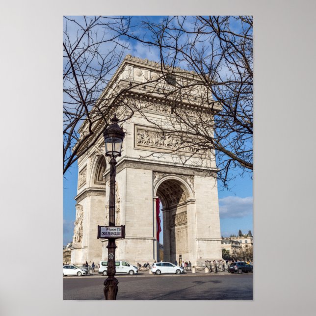 Affiche Arc de Triomphe in Paris, France (Devant)