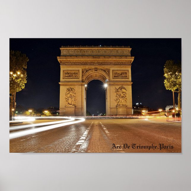 Affiche Arc De Triomphe, Paris (Devant)