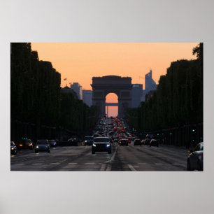 Affiche Arc de Triomphe – Paris – Champs-Élysées L'Arc