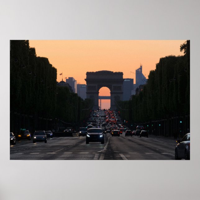 Affiche Arc de Triomphe – Paris – Champs-Élysées L'Arc (Devant)