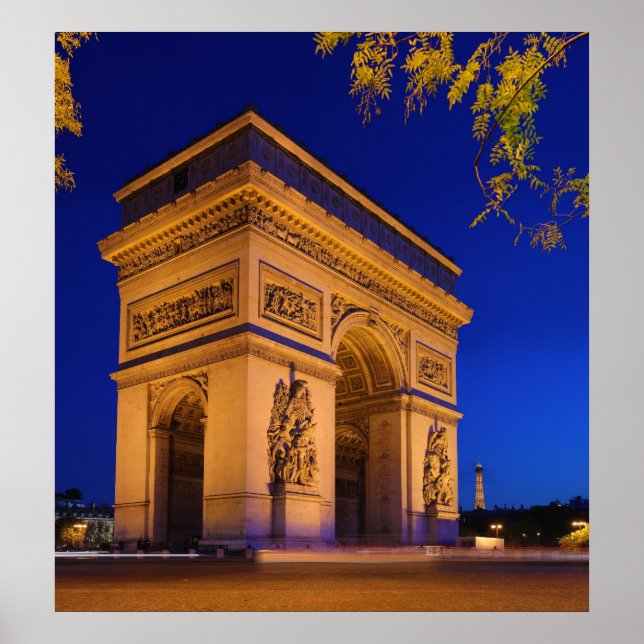 Affiche Arc de Triomphe Place de l'Étoile Carré étoile (Devant)