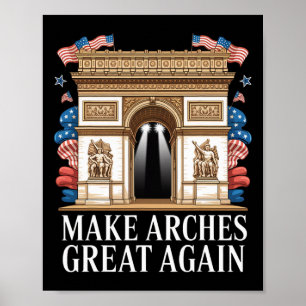 Affiche Arc De Trump Faire Les Arches Grands Encore