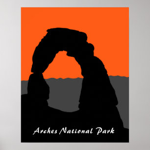 Affiche Arc délicat dans le parc national des Arches - Uta