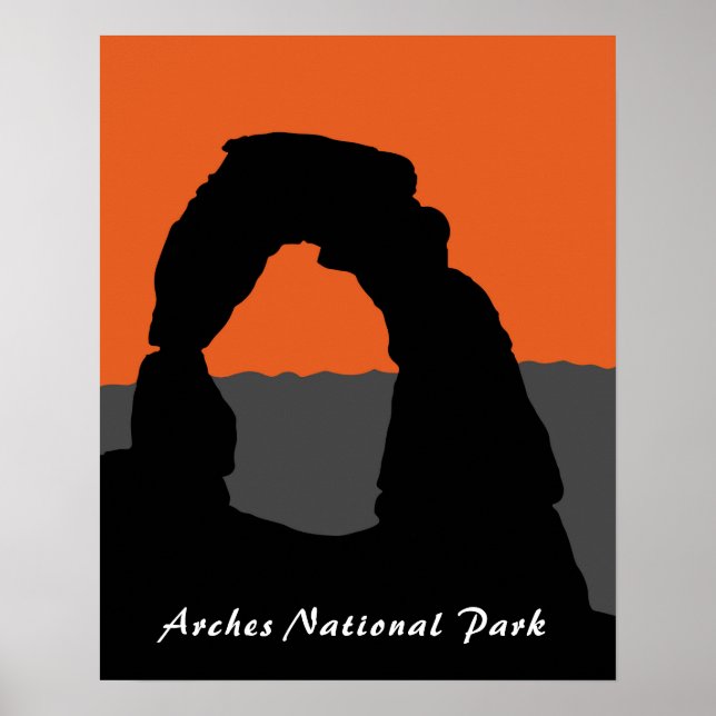 Affiche Arc délicat dans le parc national des Arches - Uta (Devant)