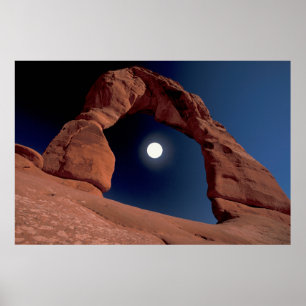 Affiche Arc délicat   Parc national des Arches Utah