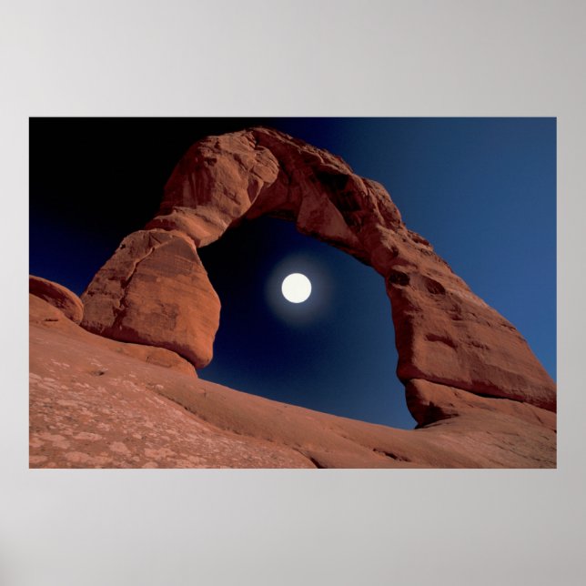 Affiche Arc délicat | Parc national des Arches Utah (Devant)