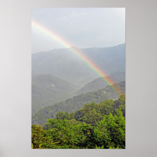 Affiche Arc en ciel dans les Smokies