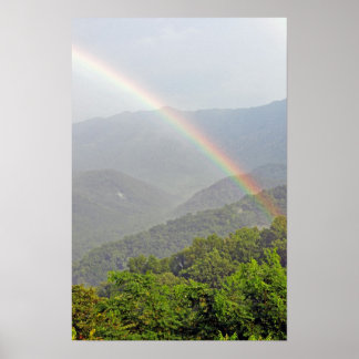 Affiche Arc en ciel dans les Smokies