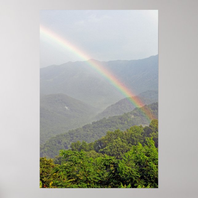 Affiche Arc en ciel dans les Smokies (Devant)
