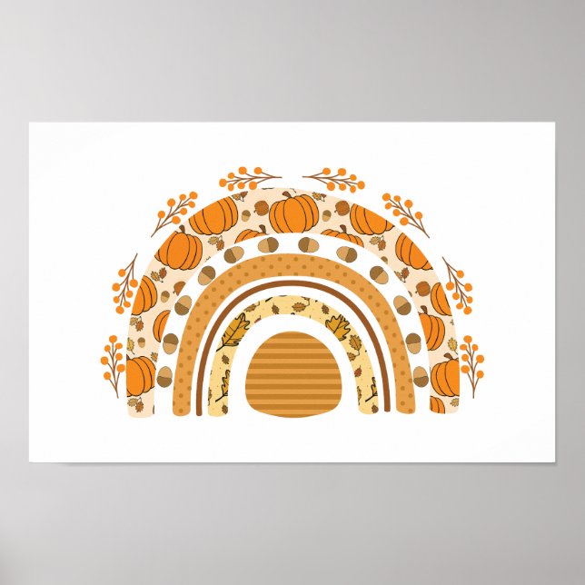 Affiche Arc-en-ciel d'automne  (Devant)
