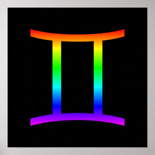Affiche Arc en ciel de Gemini