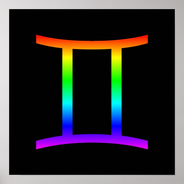 Affiche Arc en ciel de Gemini (Devant)
