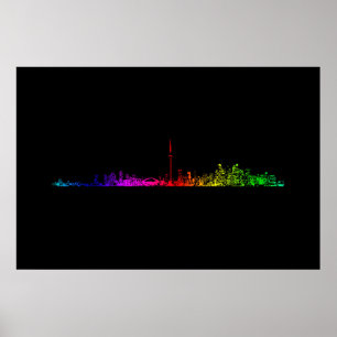 Affiche Arc-en-ciel de Toronto