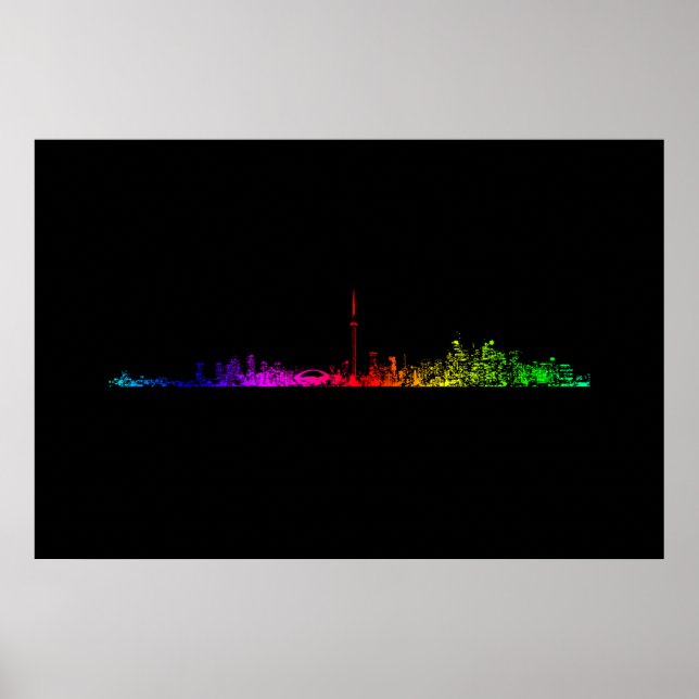 Affiche Arc-en-ciel de Toronto (Devant)