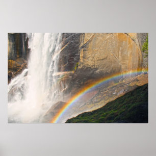 Affiche Arc-en-ciel devant la cascade