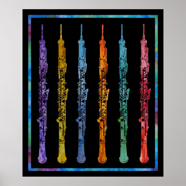 Affiche Arc en ciel d'Oboes (Devant)