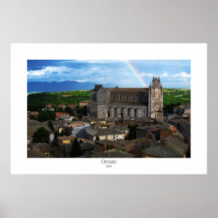 Affiche Arc-en-ciel d'Orvieto