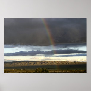 Affiche Arc-en-ciel du désert