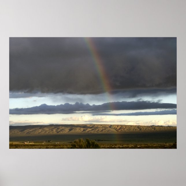 Affiche Arc-en-ciel du désert (Devant)