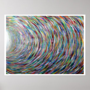 Affiche Arc en ciel Imprimer Peinture originale sur toile