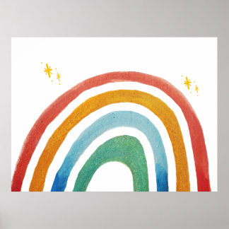Affiche Arc-en-ciel magique