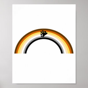 Affiche Arc-en-ciel Ours
