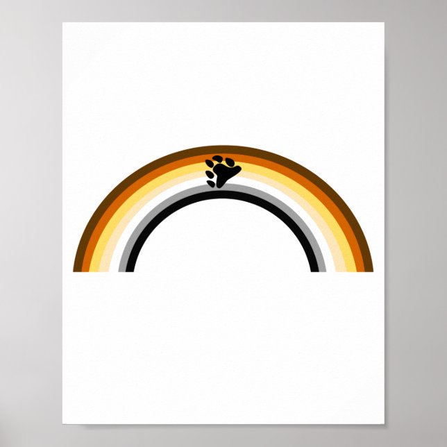 Affiche Arc-en-ciel Ours (Devant)
