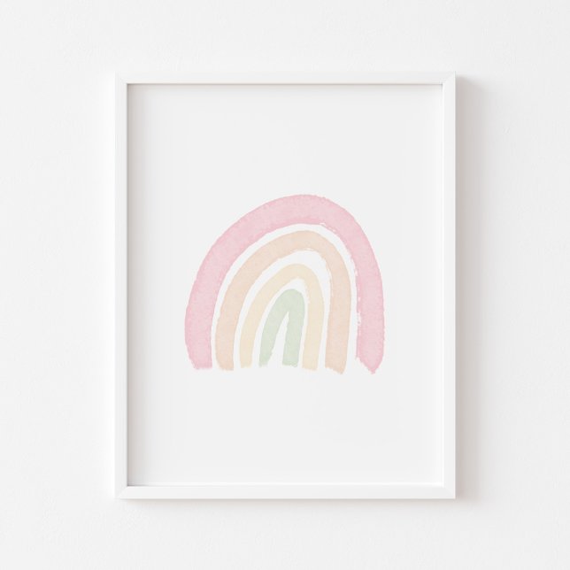 Affiche arc-en-ciel pastel (Créateur téléchargé)