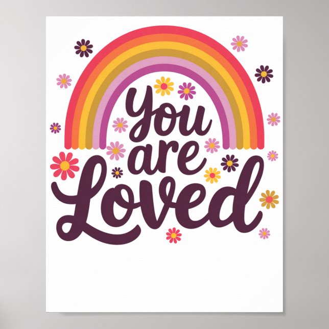 Affiche Arc-en-ciel que vous aimez (Devant)
