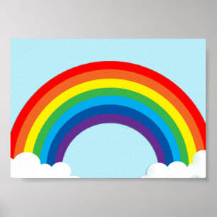 Affiche Arc-en-ciel simple