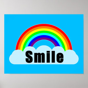 Affiche ARC-EN-CIEL - Sourire