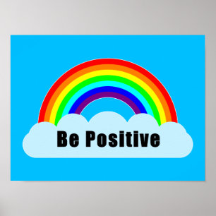 Affiche ARC-EN-CIEL - Soyez Positif