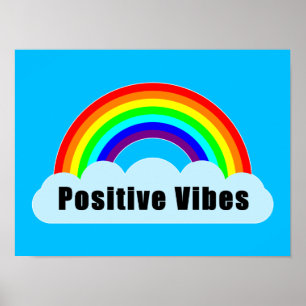 Affiche ARC-EN-CIEL - Vibes Positives