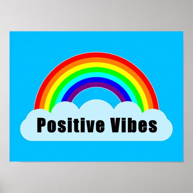 Affiche ARC-EN-CIEL - Vibes Positives (Devant)