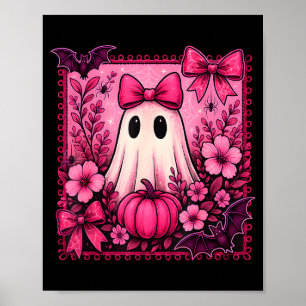 Affiche Arc Halloween Coquette Mignon Fantôme Floral Fille