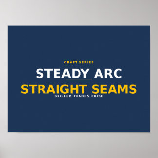 Affiche Arc stable coutures droites — Fierté des métiers q