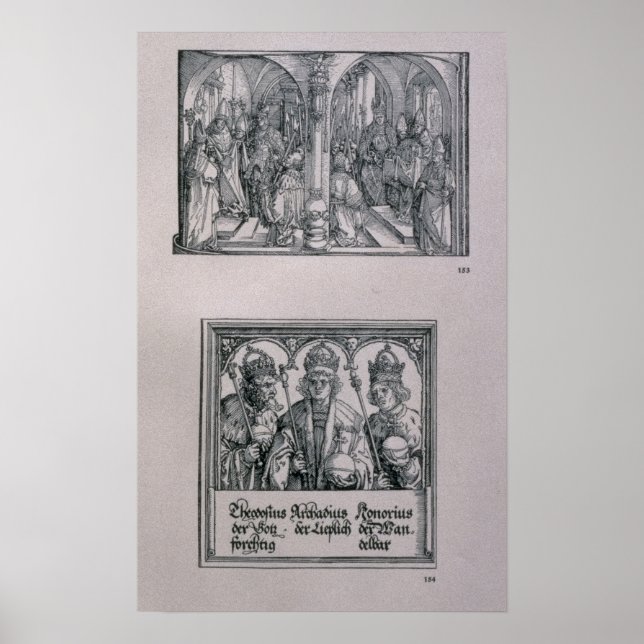 Affiche Arc triomphal de l'empereur Maximilien Ier (Devant)