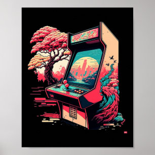 Affiche Arcade de jeux vidéo