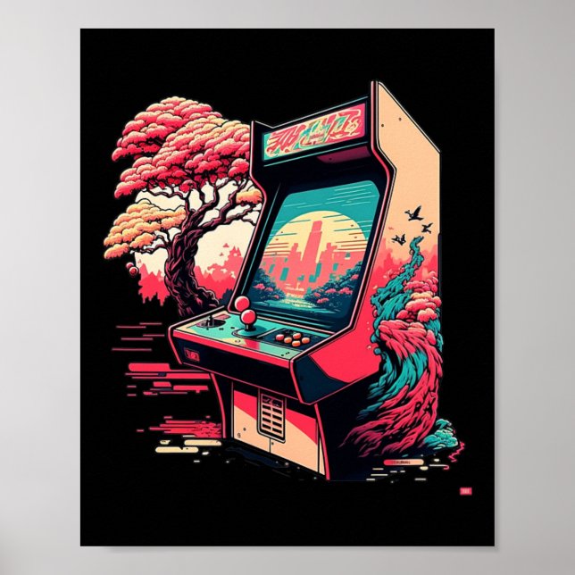 Affiche Arcade de jeux vidéo (Devant)