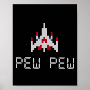 Affiche Arcade Retro Video Game Ship 1