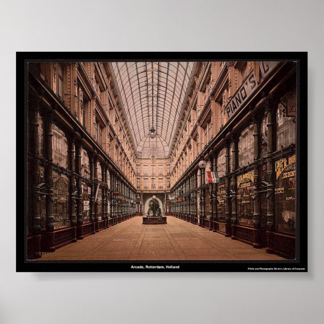 Affiche Arcade, Rotterdam, Hollande (Devant)