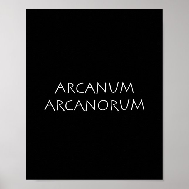 Affiche Arcanum arcanorum (Devant)